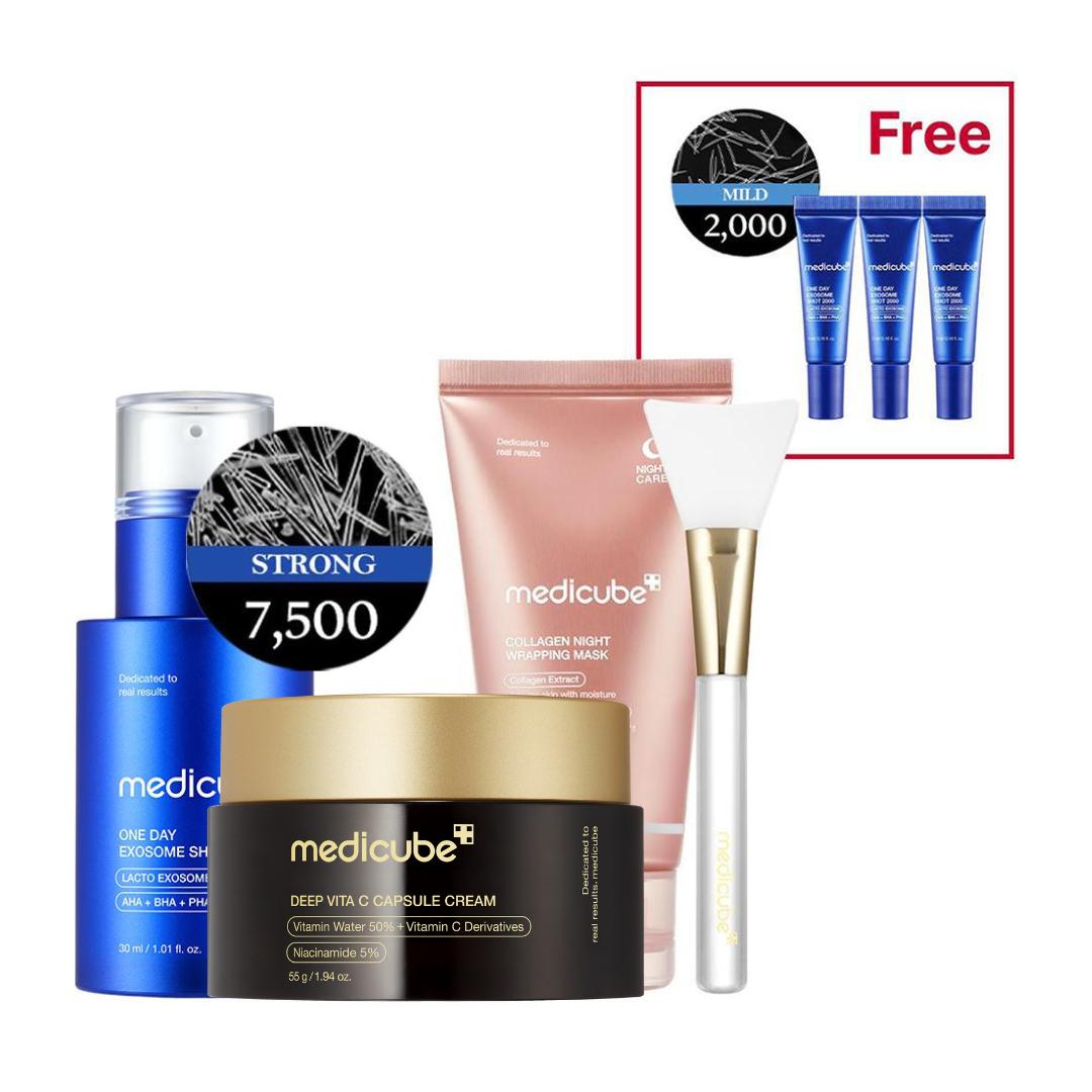 [medicube] Futurist K-Skin Essentials 2050 Futuristic Formula, the latest in Korean skincare technology set