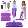 BLF Fun Spray Mop -  Cleaning Set with Real Water Sprayer - Mini Mop & Sweeper Squeeze & Spray Toy