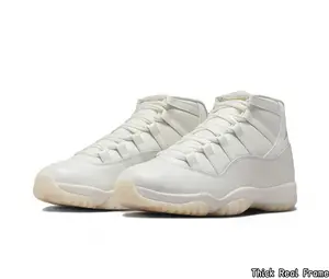 Sail White High-Top Sneakers – Glossy Patent Leather Upper, Retro Basketball Silhouette, Unisex Streetwear Style
