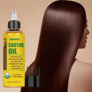 Castor Oil Multi-Purpose Hair Serum – 7-in-1 Hair Treatment | Deep Nourishment | Instantly Smooths Frizz | Softens & Adds Shine | Enhances Hair Luster Haircare
