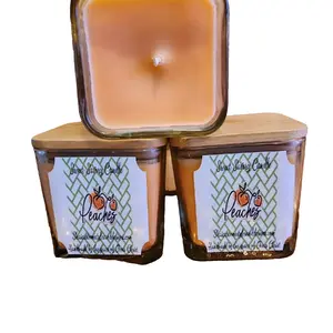 Luxury Candle Peaches - Perfect for Home Decor and Ornaments