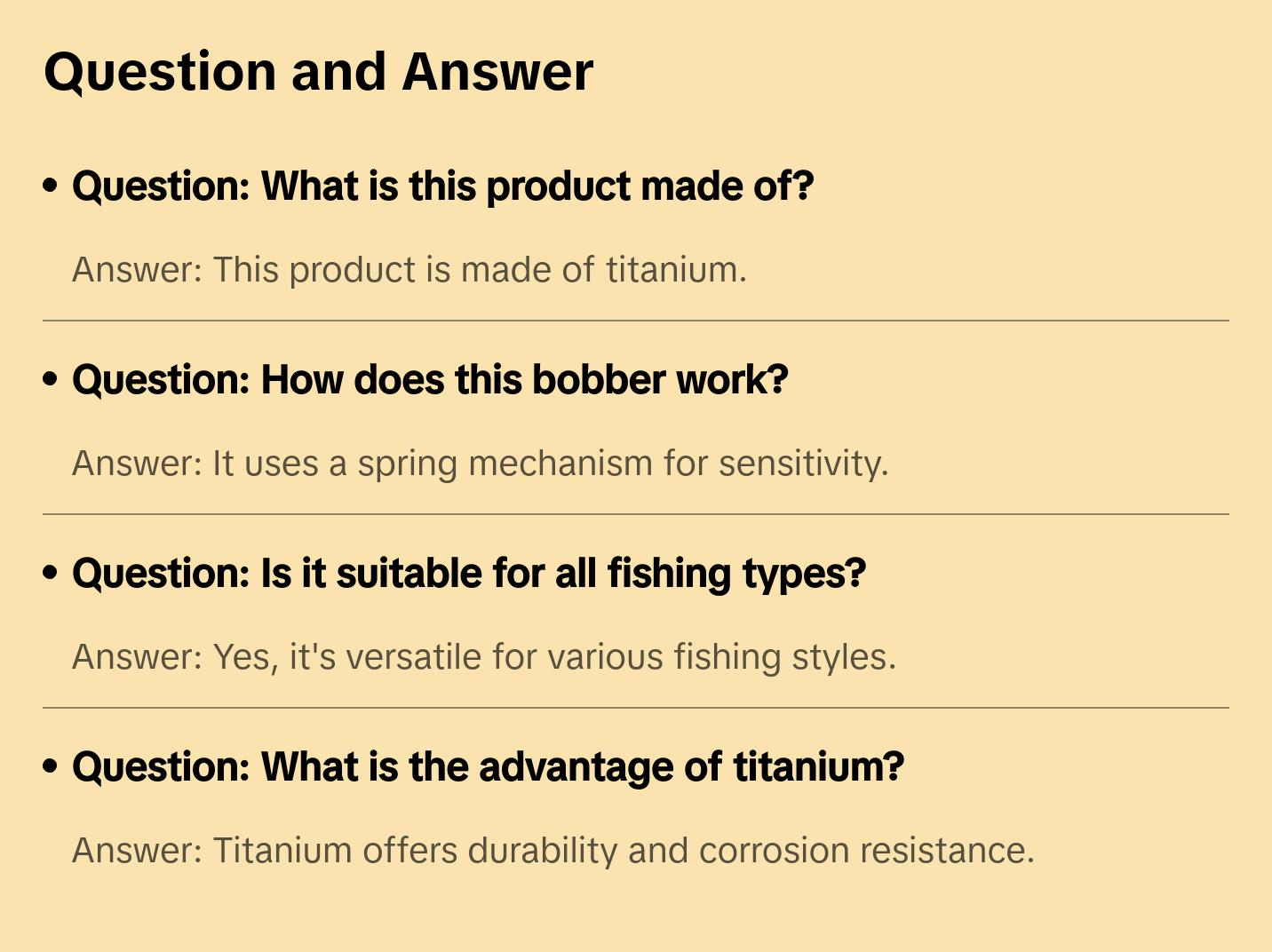 Titanium Spring Bobber