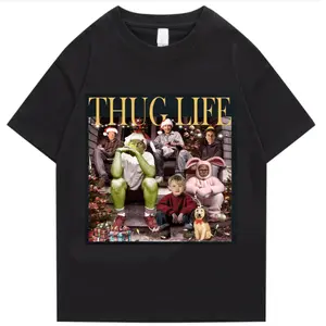 Thug Life Christmas Shirt | Xmas Movie Shirt, Christmas Friends, Shirt Christmas, Gifts for Women Holiday Crewneck Xmas