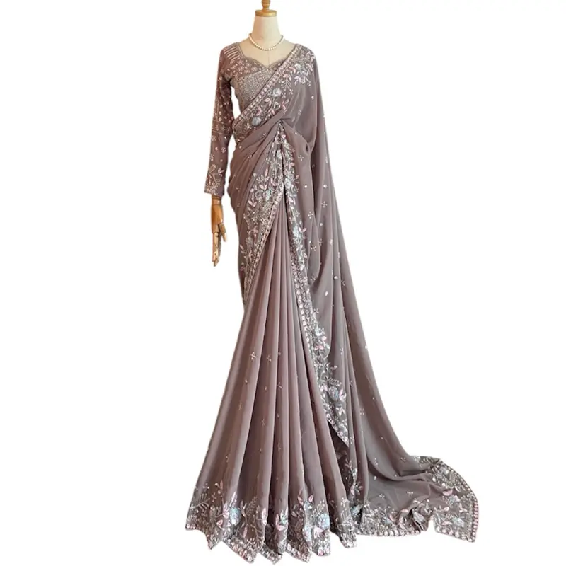 The Heavy Handwork Saree