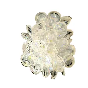 Crystal Style Flower Sparkle PopSocket - Universal Fit, Adhesive Back, Firm Grip