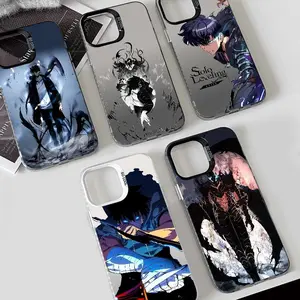 Simple and Sophisticated Design S-Solo Leveling Cool Anime Phone Case Phone Case IMD Color Silver Shell for IPhone 17 16 15 14 13 12 11 Pro Max Plus Air Holiday Best Gifts