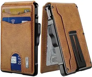 AVEN Men's RFID Blocking Compact Wallet - Secure Your Essentials with Card Slots & ID Window - No Warranty - Sleek Design for Daily Use