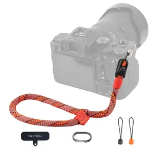 PGYTECH Camera Wrist Strap Slim Outdoor Style, Adjustable Quick Release Anti-Drop Camera Hand Strap for Sony/Nikon/Canon/Gopro Cameras/Mirrorless/Smartphone, 55.1lb Capacity