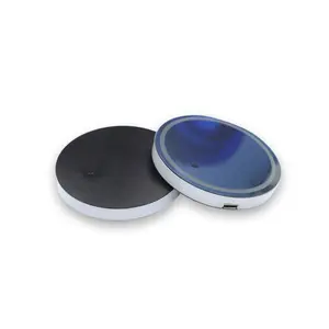 7-Color RGB Vibration-Activated Mood Light | USB Charging Auto-Sensing LED Coaster
