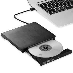 External CD DVD Drive for Laptop, Portable USB 3.0 High-Speed Data Transfer, Ultra-Thin Optical ROM Drive, No Driver Installation Needed