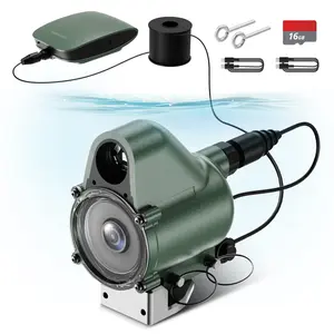 【2026 Upgrade Version】CF1 Underwater Fishing Camera Kit 1080P Full HD Portable Video Fish Finder APP Remote Control Real-time Observation AI Fish Alert Smart Fishing 30m Cable