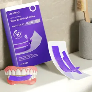 21pcs Teeth Cleaning Strips, Gentle Teeth Care Stickers, Daily Oral Hygiene, Liquid Form, Contains No Alcohol or Aerosol, Teeth Brightening Strips