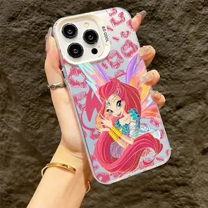 Cartoon Girl Winx-Clubs Phone Case Suitable for iPhone 17 16e 16 15 14 13 12 11 Mini Pro Max Air X XR XSMAX 8 7 Plus Anti Fall Matte Back Cover