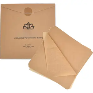 12x12  Paper Squares (200 Sheets), Unbleached, High Heat, Non-stick, Pre-cut Baking Paper for Dehydrator,  Foodi Flip Air Fryer, Toaster Oven, and so much more.