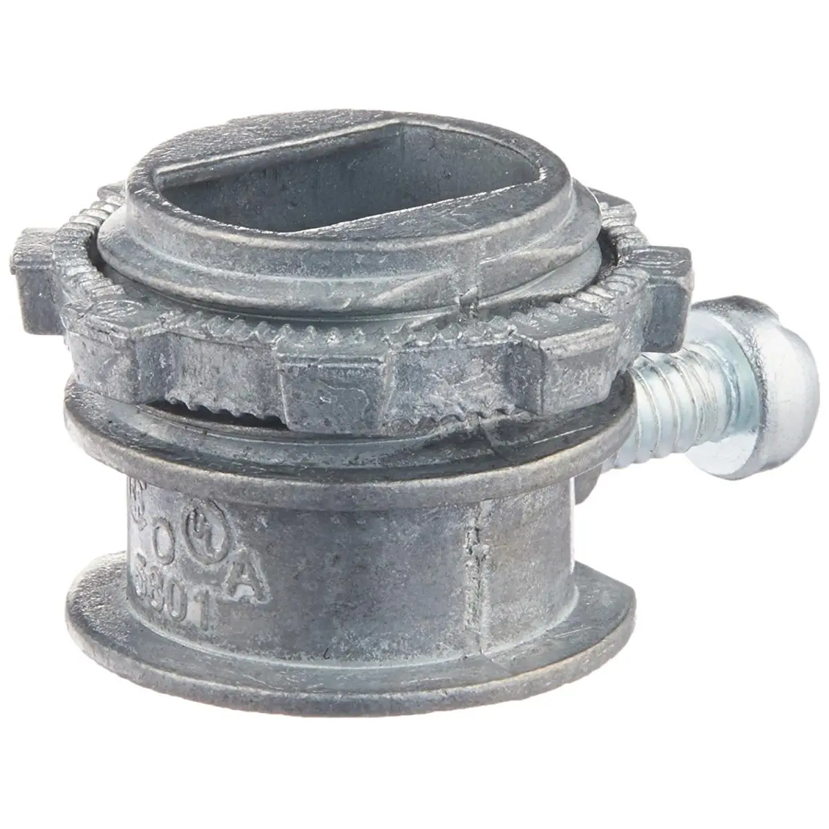 212 MAIN Halex 3589215 0.375 in. Zinc AC Connector, Metal Pipe Fitting for Household Appliance Parts & Accessories, Metal Pipes