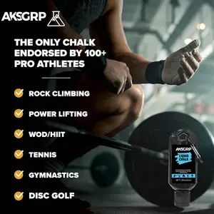 Aksgrp Liquid Anti-Slip Powder, Liquid Magnesium Powder for Pull-Ups, Gymnastics Bar, Rock Climbing, Basketball Grip Enhancer