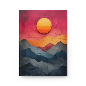 Here Comes The Sun Hardcover Journal Matte
