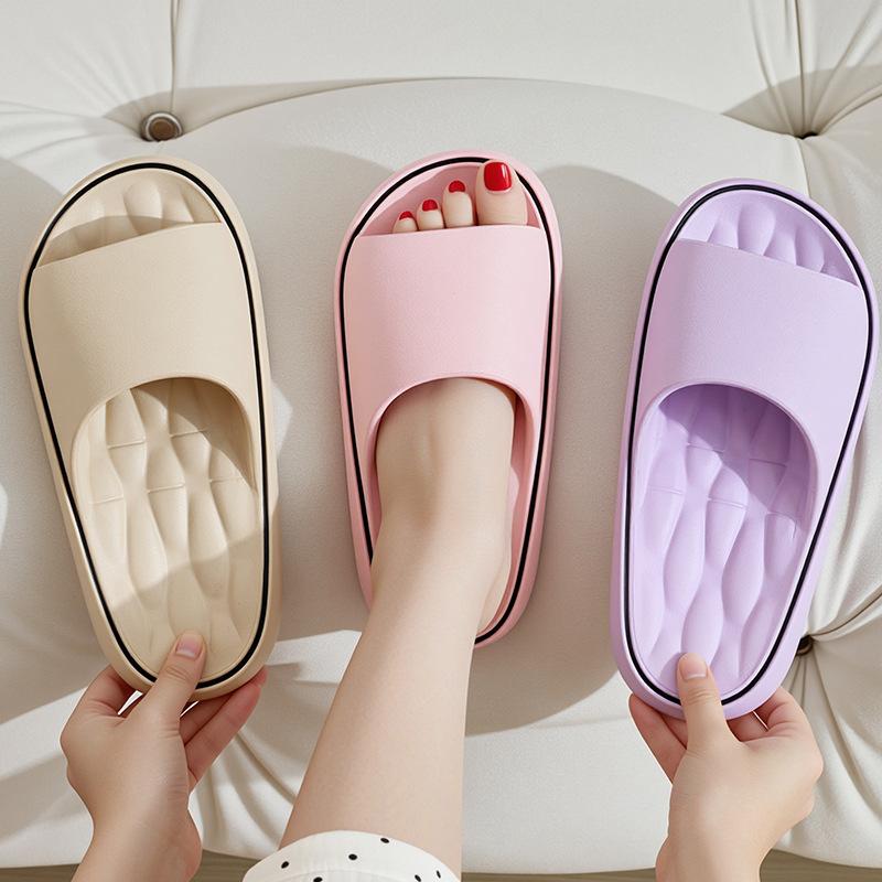 These massage slides feel like walking on clouds! Comfortable Flexible Slippers