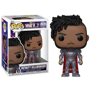 Funko Pop! Infinity Killmonger What If...? 969 Vinyl Figure in PopShield Protector