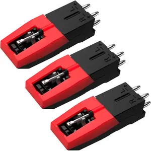 ! Record Player  Replacement, Universal Replacement Stylus  with , Turntable  Replacement Stylus for Vinyl Record Player,  LP, Phonograph (3 Pack)