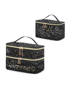 Double-Layer Mesh Makeup Bag, Single Layer Cosmetic Organizer, Travel Makeup Pouch, Multifunctional Storage Bag, Travel Cosmetic Bags, Cosmetics Organizer, 1 Piece