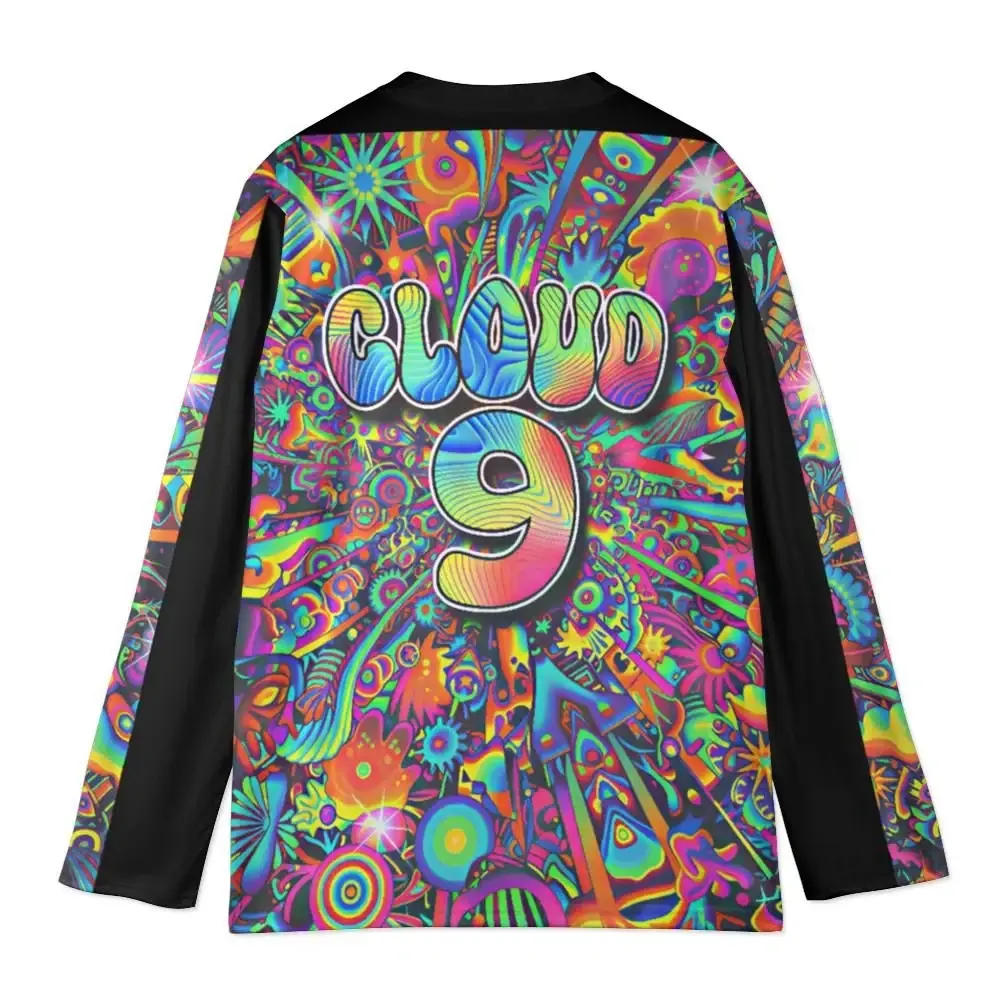 Levity Cloud 9 Psychedelic Rave Hockey Jersey