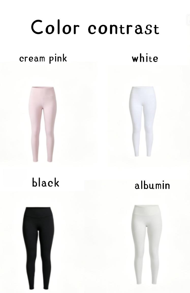 Women's solid color sports, breathable and comfortable yoga pants, suitable for gym and daily training, high stretch sports leggings for outdoor activities