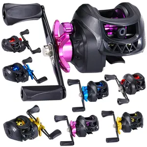 Sougayilang Fishing Reels 7.2:1 Ratio Baitcaster Reel Baitcasting Fishing Reels Front Drag Casting Fishing Reel Outdoor Fishing