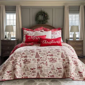 Yuletide Bedspread Set