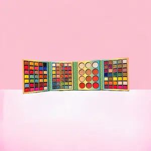 Sweet Time Coco Urban Cosmetics Fresh & Easy Eyeshadow Palette Anime Eye Shadow Palette, 117 Colors, Long-Lasting, Waterproof, Non-Toxic, Cruelty-Free, Great Gift for Girls and Teens Makeup Blend