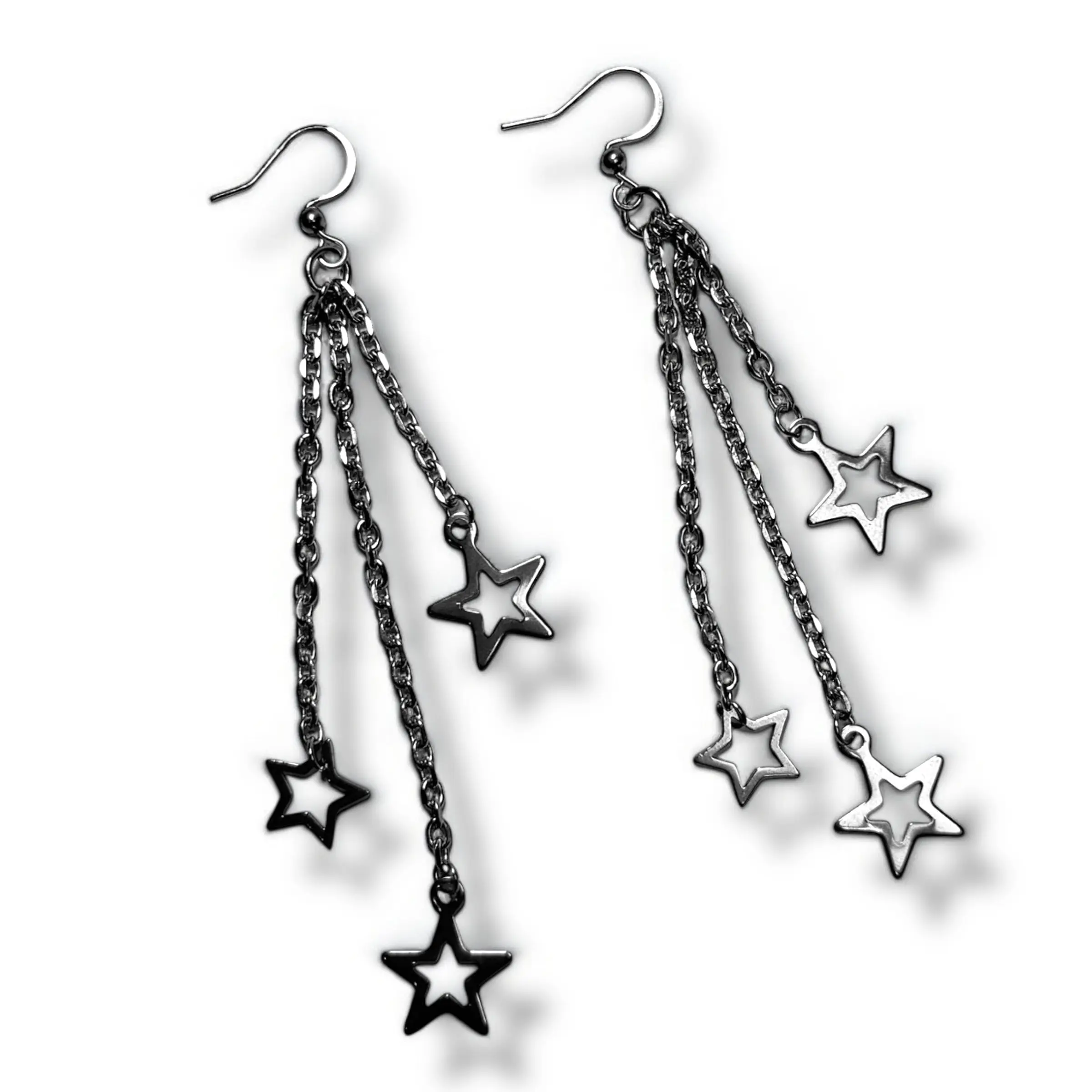Twinkle Stainless Steel Hypoallergenic Star Earrings for women