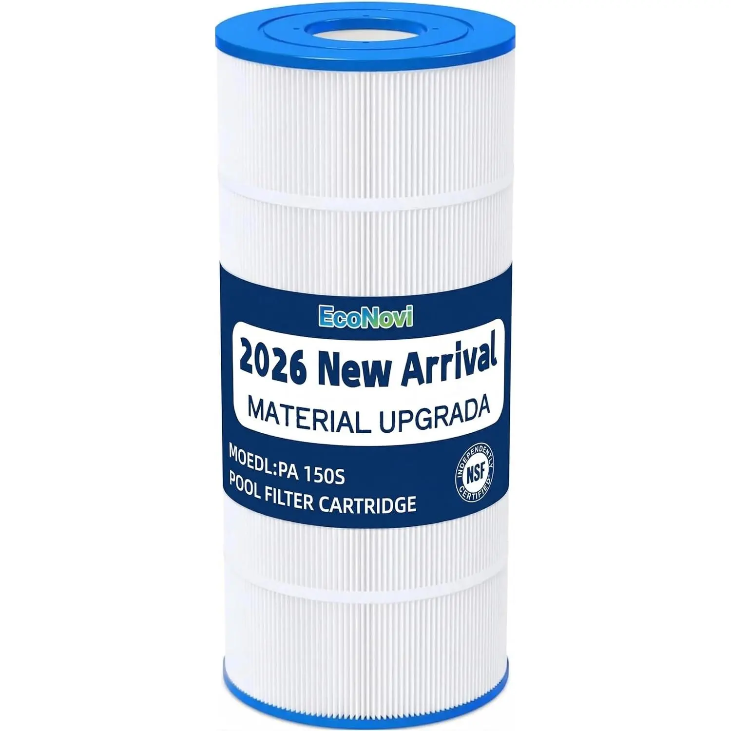 1-Pack Hayward SwimClear C150S Replacement Filter Cartridge (150 sq. ft), Fits Hayward CX150XRE/CS150E & Pleatco PA150S, Polyester SS, Stainless Steel, Rust Proof Construction