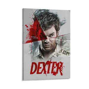 Dexters TV Series Posters， Canvas Wall Art to Transform Your Living Room Or Bedroom Decor Effortlessly. Poster Canvas Wall Art For Bedroom Decor Bar Office Room Decor Gift