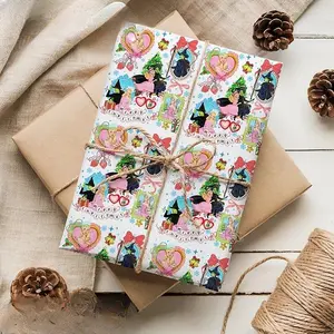 Christmas Wicked Wrapping Paper, Changed For Good Gift Wrap, Broadway Musical Holiday Present Wrap