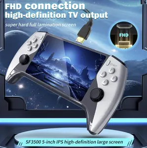 An upgraded handheld game console, a must-have for family entertainment, boasting superior performance: over 20,000 games, a 5.5-inch HD IPS screen, TV connectivity, and over 14 emulators.