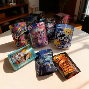 100PCS Zipper Bags – Ultra Light, Leak-Proof & Reusable!  great for makeup, gifts, snacks, or party favors. Foldable design fits anywhere. A year's supply of cute storage! Perfect for Christmas, Valentine's Day & everyday use