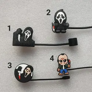 Halloween Horror Ghost Straw Toppers Halloween Horror Ghost Straw Toppers
