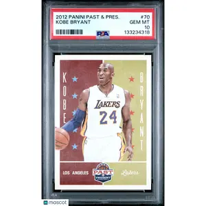 2012 Panini Past & Present Kobe Bryant #70 PSA 10