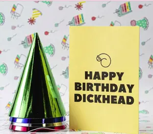 Happy Birthday Annoying Sound Infinite Loop Waterproof Prank Funny Sound Glitter Bomb Card