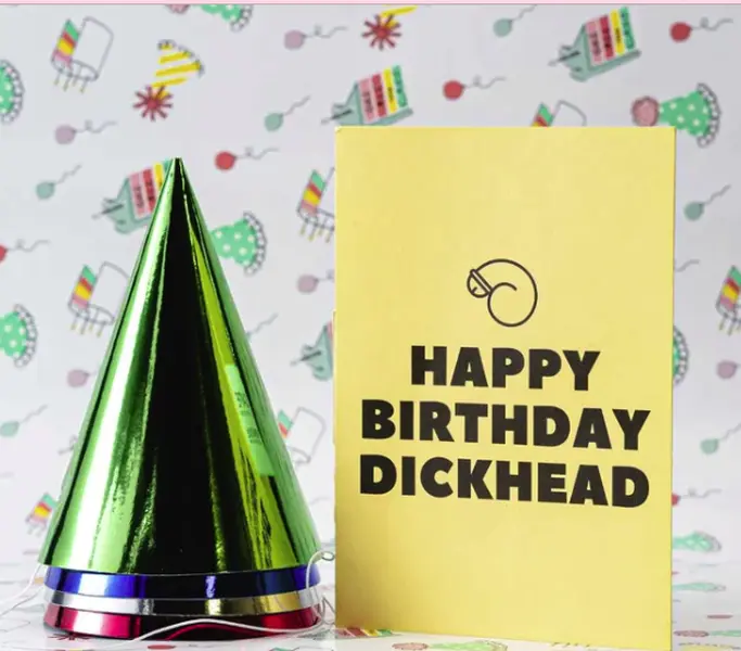 Happy Birthday Annoying Sound Infinite Loop Waterproof Prank Funny Sound Glitter Bomb Card