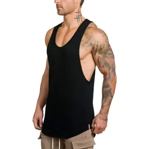 Men's Gym Bodybuilding Stringer Tank Top Workout Muscle Cut Shirt Fitness Sleeveless VestGift