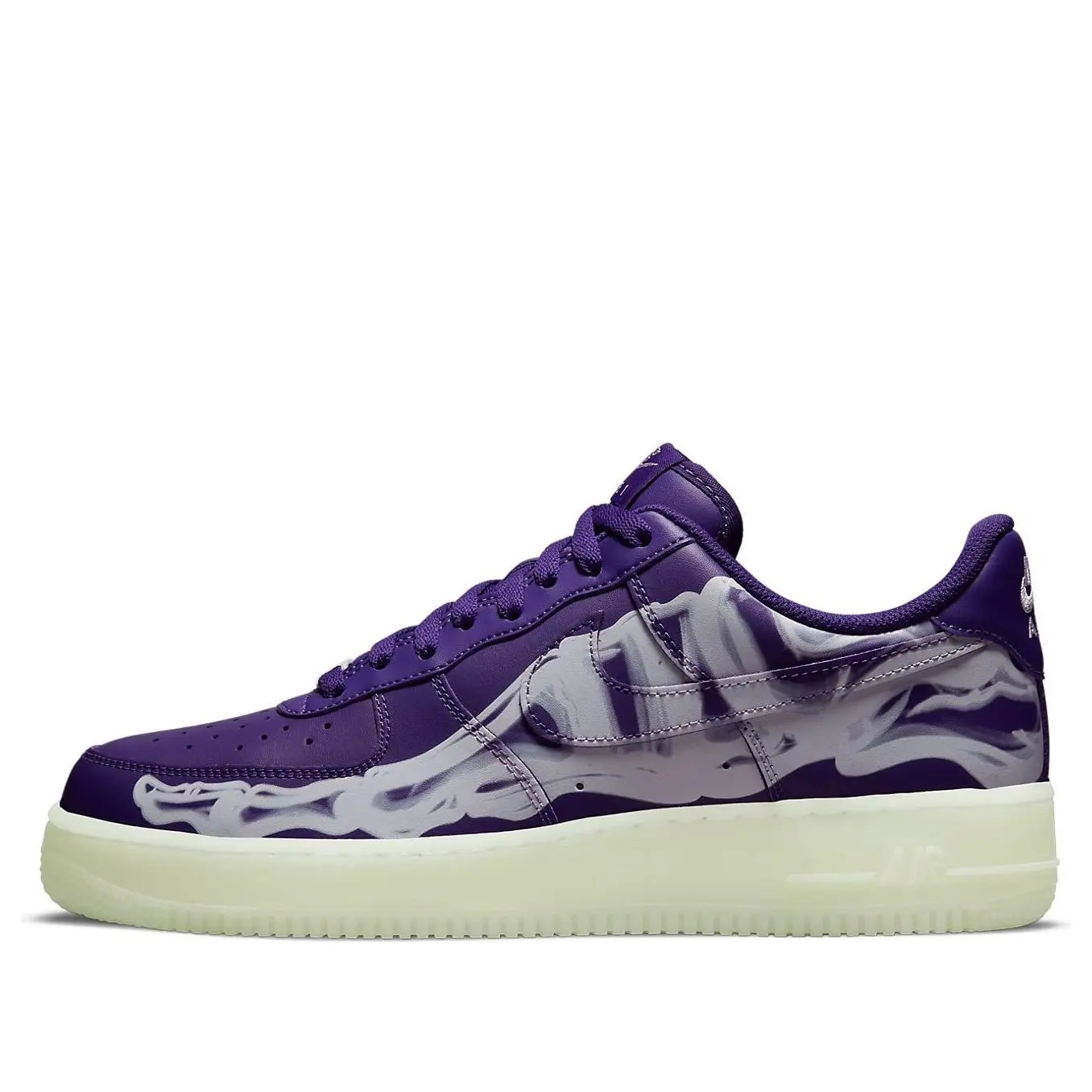 Nike Air Force 1 Low 'Purple Skeleton' CU8067-500 Nike Air Force 1 Low 'Purple Skeleton' CU8067-500