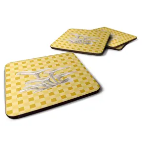 Oyster Mushrooms on Basketweave Foam Coaster Set of 4 BB7206FC