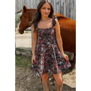 Out West Ruffle Dress