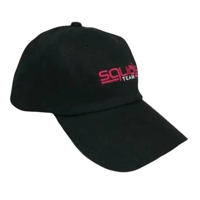SQUATS TEAM Breathable Comfort Fit Dad Hat Durable Adjustable Strap for Running Gym Outdoor Sports Women's Athletic Workout Headwear