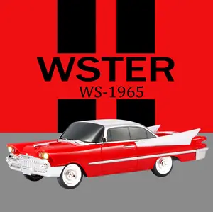 WSTER WS-1965 Bluetooth Speaker FM Radio Portable Call Home Retro Car Model Subwoofer Speaker