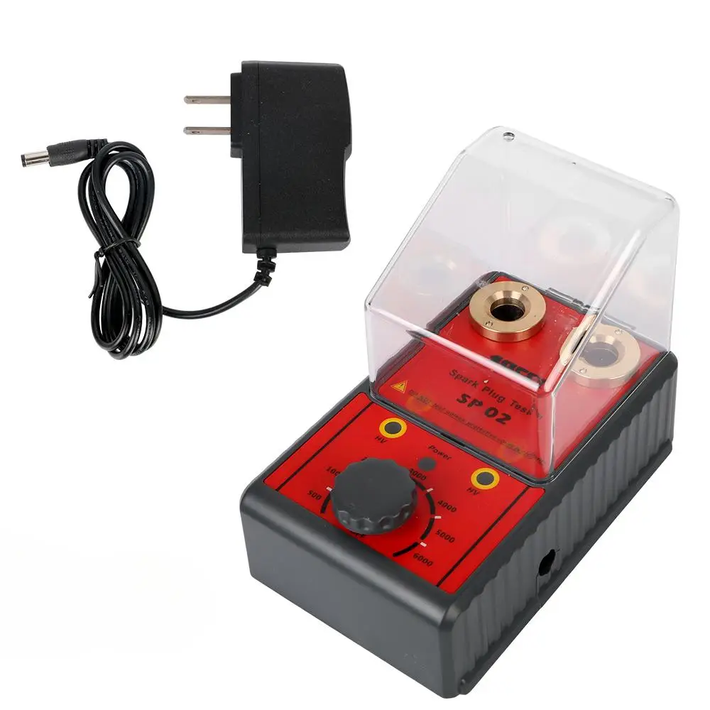 220V/110V Car Spark Plug Tester, Double Hole Analyzer, Ignition System Tester, Spark Plug Analyzer Diagnostic Tool, Car Accessories