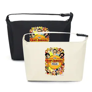 Bob's Burgers The Movie Cartoon Characters Print Lunch Bag Cooler Tote For Office Work School Outdoor Activities Travel Enthusiasts Adults Fans Birthday Christmas Thanksgiving Gift Practical and Stylish Insulated Food Carrier Bag