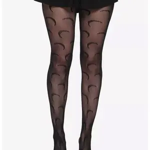 Women’ s crescent moon fishnet tights- one size fits small to medium