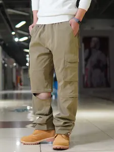 Men's Detachable Work Pants Two-In-One Quick-Dry, Long & Short Switchable, Multi-Pocket Travel Commute Hiking Outdoor Pants